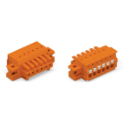 Wago Contact - Connecteur femelle pour 1 conducteur 100% protégé contre l'inversion, orange