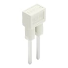 Wago Contact - Contact de pontage pour introduction du conducteur, gris clair