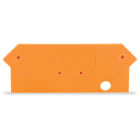 Wago Contact - Plaque intermédiaire et d'extrémité / Orange