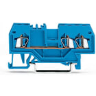 Wago Contact - Borne de passage 3C / 1,5 mm² / CFMC / Bleu