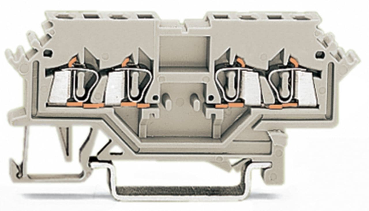 Wago Contact - Borne à double passage 1,5 mm²