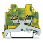 Wago Contact - Borne de protection 2C / 2,5 mm² / CLML / Vert-Jaune