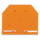 Wago Contact - Plaque intermédiaire et d'extrémité / Orange