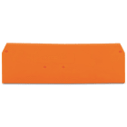 Wago Contact - Plaque intermédiaire et d'extrémité / Orange