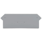 Wago Contact - Plaque intermédiaire et d'extrémité / Gris