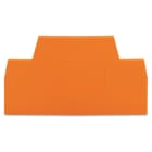 Wago Contact - Plaque intermédiaire et d'extrémité / Orange