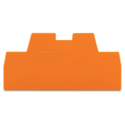 Wago Contact - Plaque intermédiaire et d'extrémité / Orange, Epaisseur 1,1 mm
