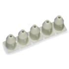 Wago Contact - Réducteur isolant de sécurité Gris clair 0,25-0,5 mm² / 5 pièces par bande