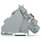 Wago Contact - Bornes D'ALIMENTATION pour ACTUATEURS avec CONTINUITE DE BLINDAGE,Gris /2,5 mm