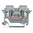 Wago Contact - Borne de passage 2C / 2,5 mm² / Gris