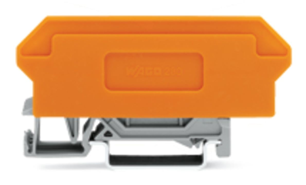 Wago Contact - Bloc de bornes de base 4C / 4 pôles / Largeur = 12 mm / Orange