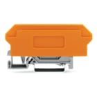 Wago Contact - Bloc de bornes de base 4C / 4 pôles / Largeur = 12 mm / Orange