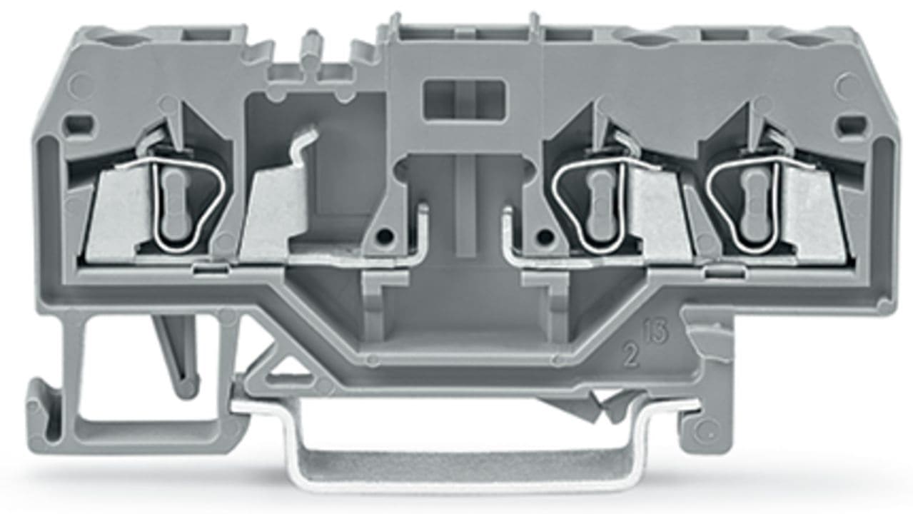 Wago Contact - Borne PORT.P.3 COND.2,5 mm².P.COMP / CFMC / Gris