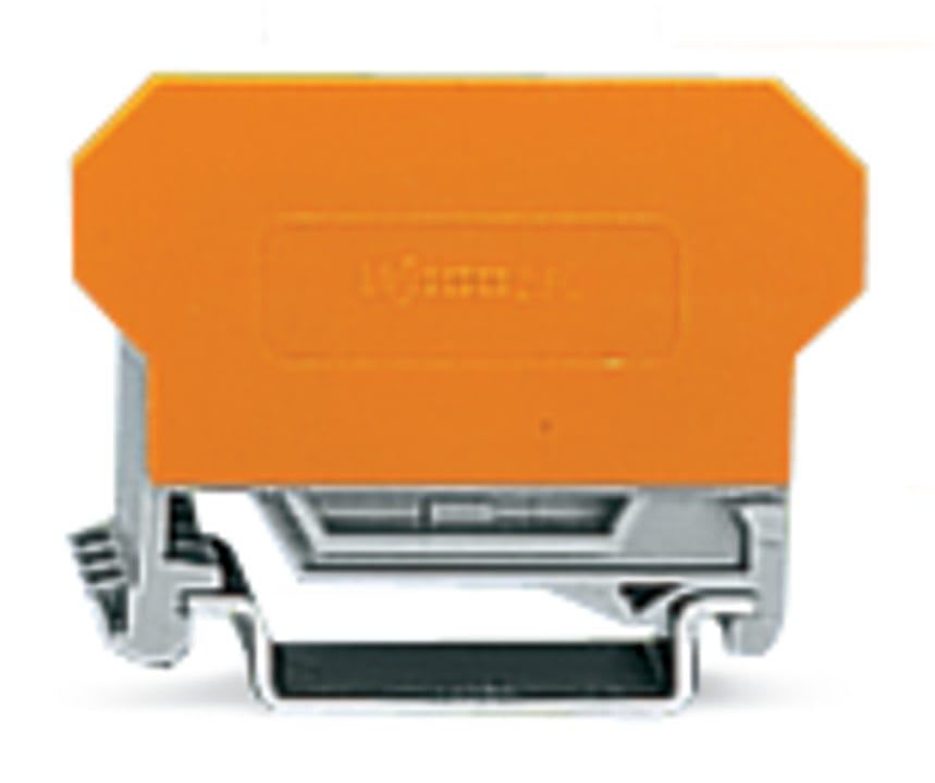 Wago Contact - Bloc de bornes de base 2C / 8 pôles / Largeur = 22 mm / Orange