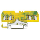 Wago Contact - Borne de protection 2,5 mm² 4C / CFMC / Vert-Jaune