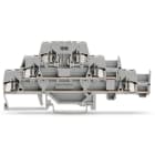 Wago Contact - Borne 3 etage/passage pour rail TS 35