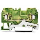 Wago Contact - Borne de protection 2C / 2,5 mm² / CFMC / Vert-Jaune