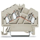 Wago Contact - Borne de passage EEx e II / 3C / 2,5 mm² / Gris clair