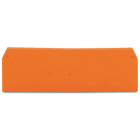 Wago Contact - Plaque intermédiaire et d'extrémité / Orange