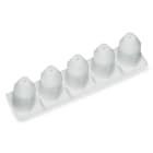 Wago Contact - Réducteur isolant de sécurité Blanc 0,08-0,2 mm² / 5 pièces par bande