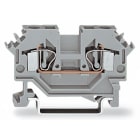 Wago Contact - Borne de passage 2C / 4 mm² / Gris