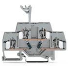 Wago Contact - Borne à diodes 2 étages avec 2 diodes 1N 4007/ Gris / Circuit 1