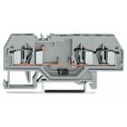 Wago Contact - Borne à diode pour 3 conducteurs avec diode 1 N 4007, gris