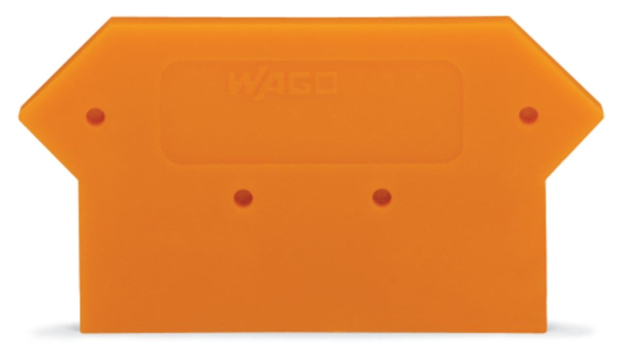 Wago Contact - Plaque intermédiaire et d'extrémité / Gris clair