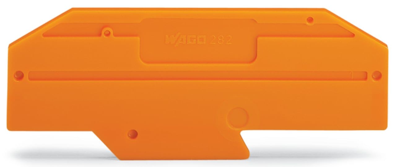 Wago Contact - Plaque intermédiaire et d'extrémité / Gris