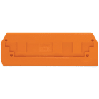 Wago Contact - Plaque intermédiaire et d'extrémité / Orange