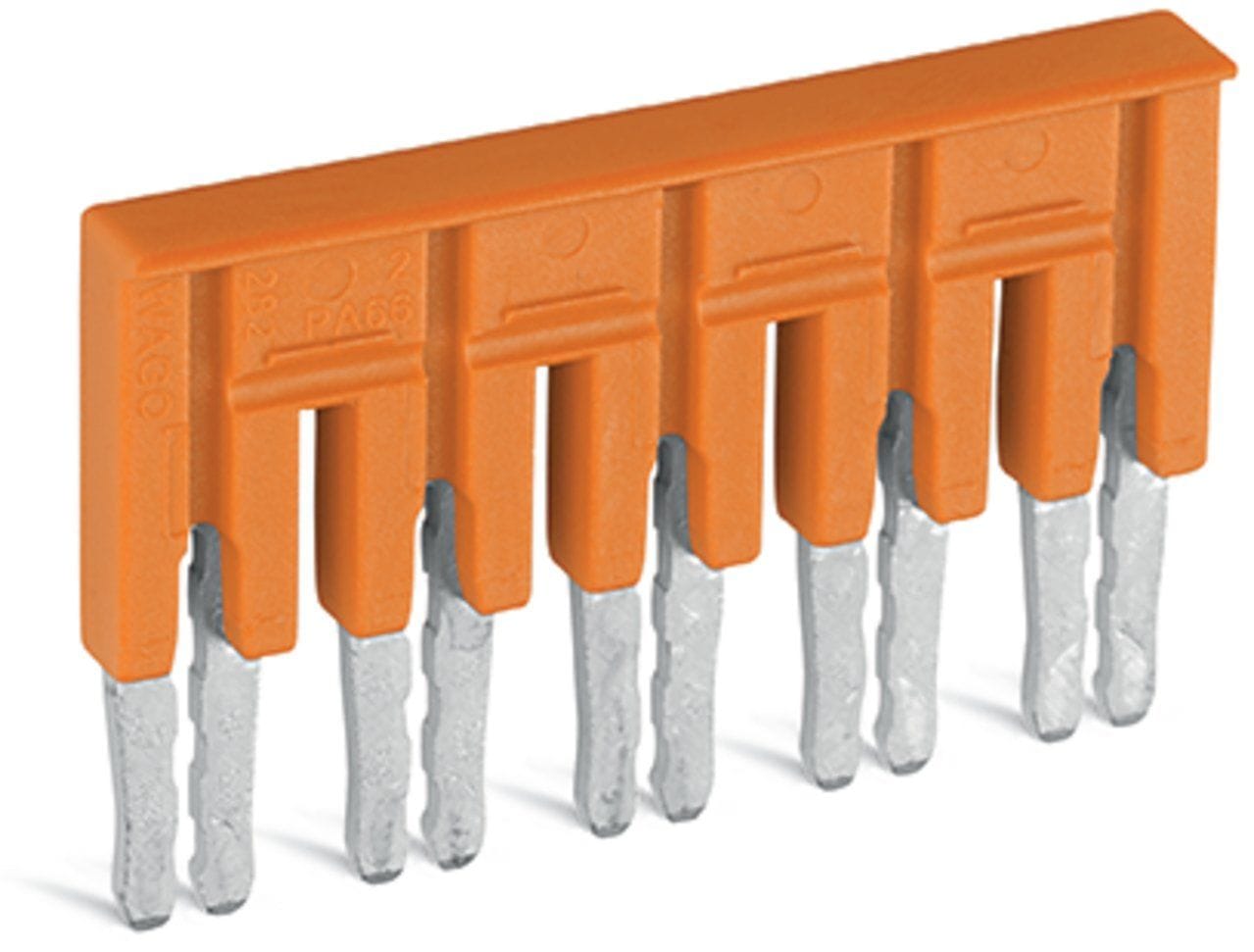 Wago Contact - Brucker isoliert orange 5-fach
