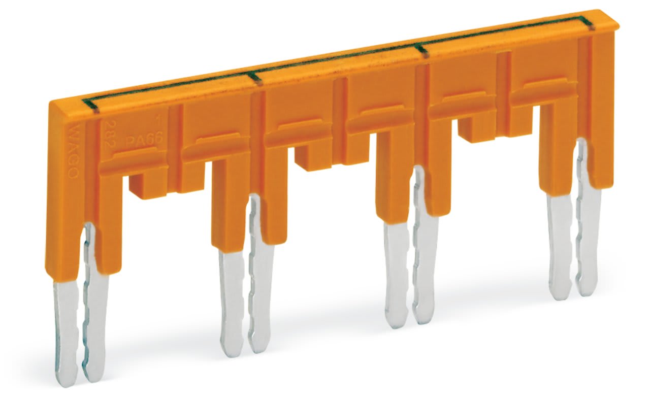 Wago Contact - Contact pont/4p/1-3-5-7/orange