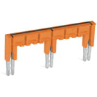 Wago Contact - Contact de pontage isolé 1-4-7, orange