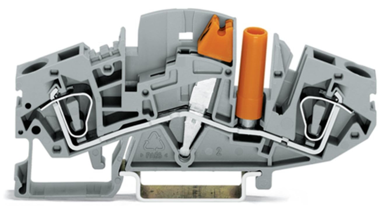 Wago Contact - Borne sectionnable transversale 2C / 6 mm² / Gris