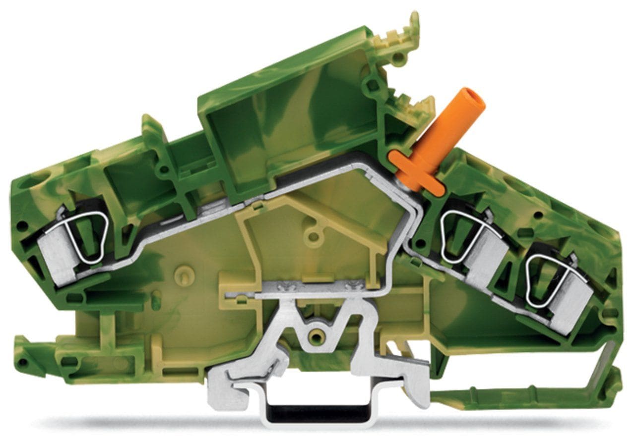 Wago Contact - Borne mesure sectionnable vert-jaune