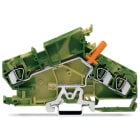 Wago Contact - Borne mesure sectionnable vert-jaune