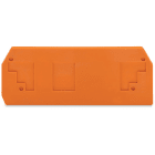 Wago Contact - Plaque intermédiaire et d'extrémité / Orange