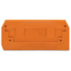 Wago Contact - Plaque intermédiaire et d'extrémité / Orange