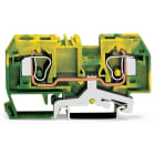Wago Contact - Borne de protection 2C / 10 mm² / CFMC / Vert-Jaune
