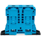 Wago Contact - Borne passage 2c 185mm² bleu fond d'armoire