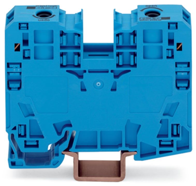 Wago Contact - Borne de passage 2C / 35 mm² / Bleu