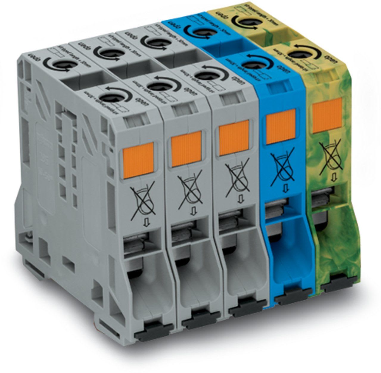Wago Contact - Set pour courant triphase 50mm²