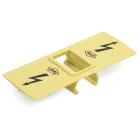 Wago Contact - Obturateur de protection jaune