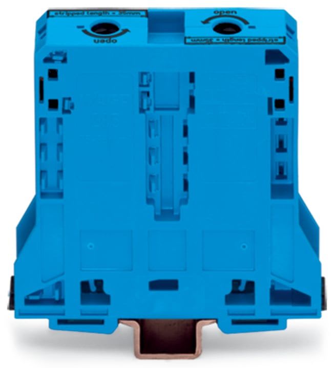 Wago Contact - Borne de passage 2C / 95 mm² / Bleu