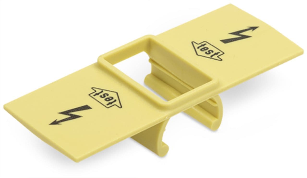 Wago Contact - Obturateur de protection jaune