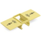 Wago Contact - Obturateur de protection jaune