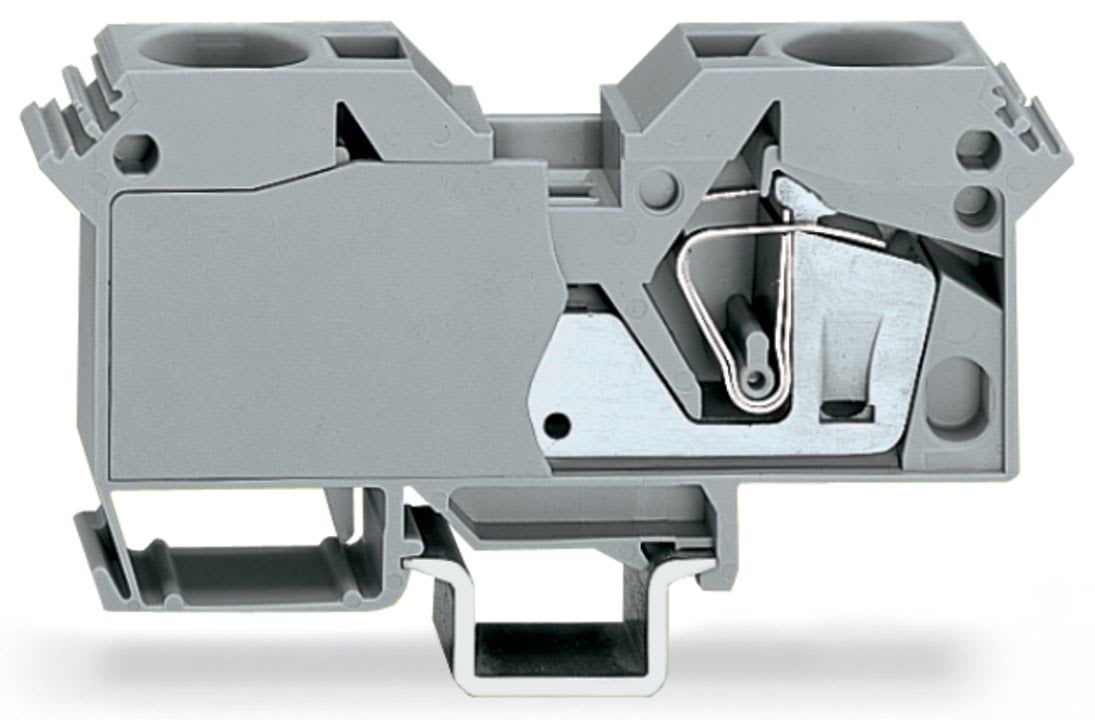 Wago Contact - Borne de passage 2C / 35 mm² / Gris