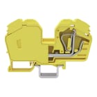 Wago Contact - Borne de passage pour 2 conducteurs 35mm², jaune