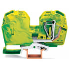 Wago Contact - Borne de passage 2C / 35 mm² Vert-Jaune