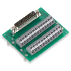 Wago Contact - Module interface SUB-D mâle 25 pôles sur pied sans boîtier (Pour cordon soudé)